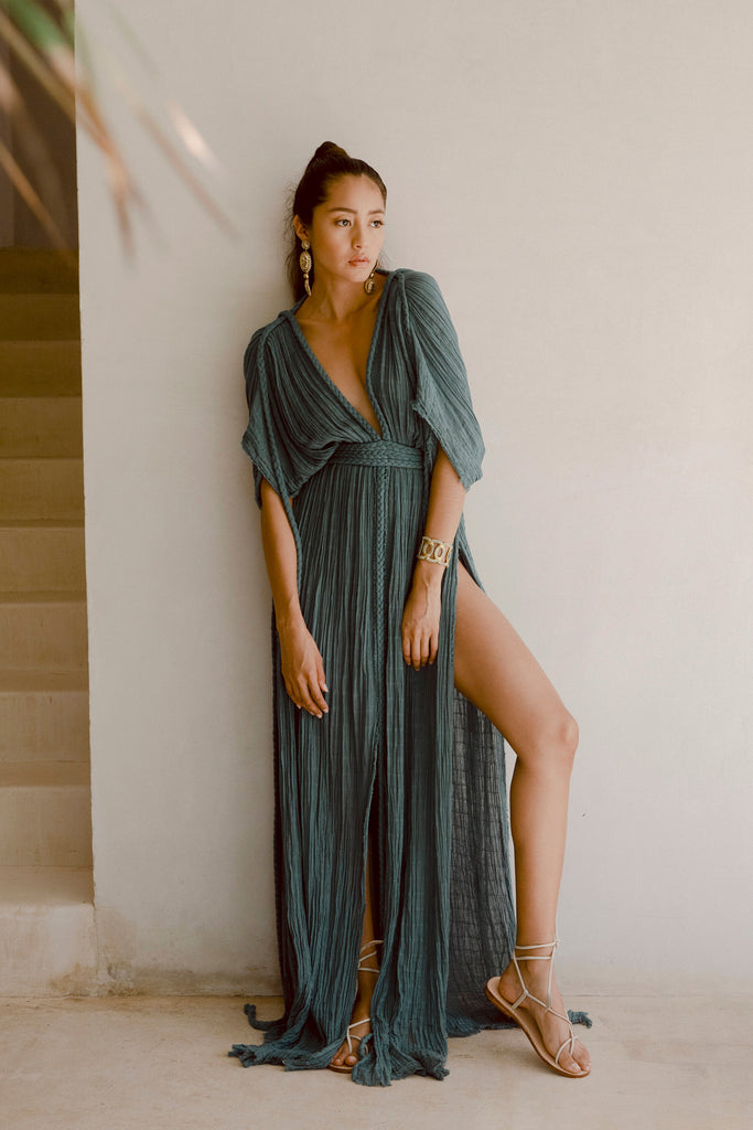 Era Duster Gown — Handmade Luxury Resortwear Era Duster Gown — Handmade Luxury Resortwear