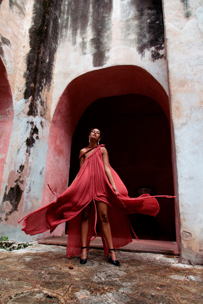 venus cut infinity dress Venus Cut Empire Gown with slit True Me Boutique